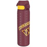 Ion8 Stalen Waterfles, 600 ml/20 oz, Lekvrij, Makkelijk te Openen, Veilige Vergrendeling, Vaatwasserbestendig, Hygiënische Flipcover, Draaggreep, Duurzaam, Reliëfprint, NFL Design