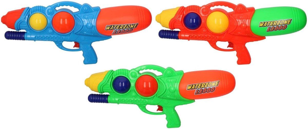 Waterzone Waterpistool 3-Pack - 50CM - Jongens & Meisjes