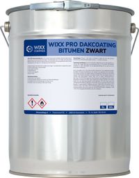 Wixx PRO Dakcoating Bitumen Zwart - 18L