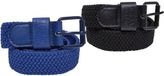 Urban Classics Elastic Set Kinder riem S/M Zwart/Blauw