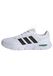 adidas Cloudfoam Flex Laces Shoes Herenschoenen, Ftwr White/Core Black/Court Green, 42 EU