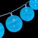 Krist+ Bollenslinger LED Ø 6 cm Turkoois (2 m)