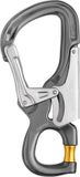 Petzl Eashook Open double action karabiner zilver