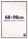 Dutch Frame Factory Fotolijst 68x98 cm - Kunststof - Zwart Mat - Easy