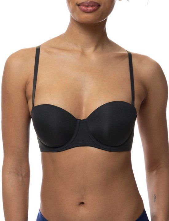 Dorina Michelle Balconette BH - Strapless - 80D - Zwart