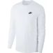 Nike T-shirt Heren Club Tee LS Wit - Maat XL