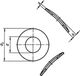 TOOLCRAFT A3 D137-A2 194666 Rondelle Grower Diamètre intérieur : 3,2 mm M3 DIN 137 Inox A2 100 pièce(s)