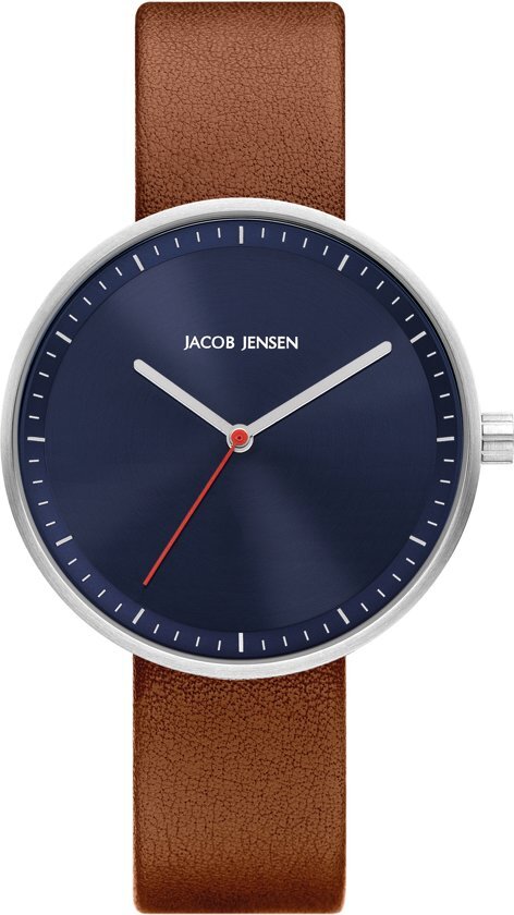 Jacob Jensen 286 horloge dames - bruin - edelstaal