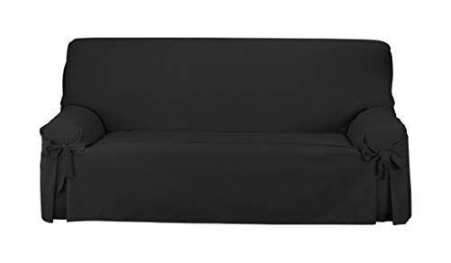 Martina Home Sofa Cover Ties - 2 Seater - Black