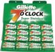 Gillette double edge scheermesjes 7 O'Clock Permasharp Stainless 100 stuks