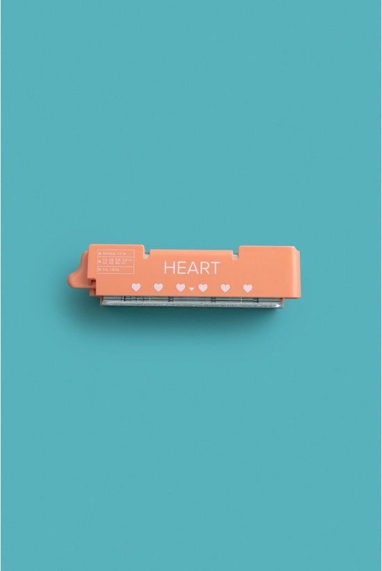 We R Makers Multi Cinch Cartridge Heart Punch Oranje