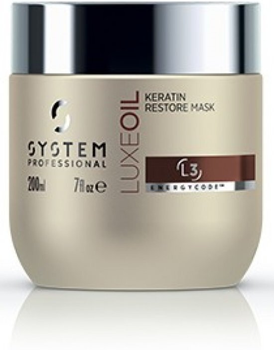 System Professional Luxe Oil Keratin Restore Mask 200ml