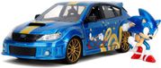 JADA Subaru Impreza WRX STI 2012 Sonic The Hedgehog 1:24 Blauw Metaal
