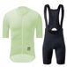 Merkloos Klassiek Fietsshirt en Fietsbroek Set voor Actieve Sporters