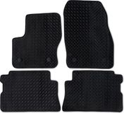 Wan GmbH Tapis en caoutchouc - tapis de voiture, tapis de sol, murs hauts / tapis de voiture, tapis de sol, coffre à parois hautes et intérieur, imperméable et antidérapant - Noir - Alfa Romeo 145