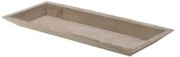 Dijk Natural Collections Kaarsenbord - Plateau à bougies - Rectangulaire - Bois Naturel - 39 x 15 cm