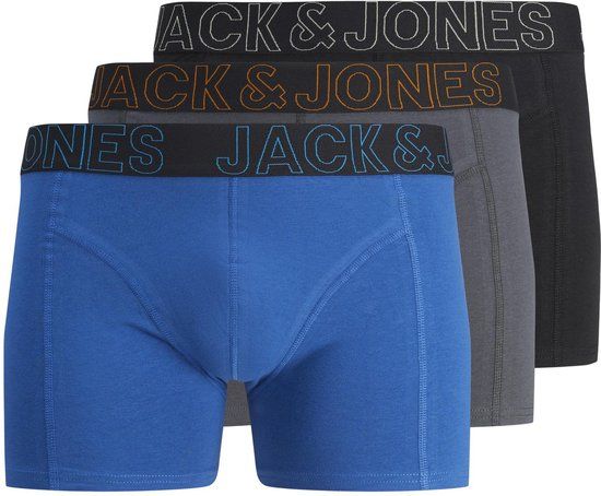 JACK & JONES JACMURPHY SOLID TRUNKS 3 PACK Men's Boxers - Size L
