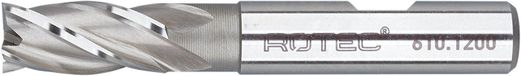 Rotec HSS-E Vingerfrees, ongecoat, ø26 - ø26x45x121xø25mm Z=6 / DIN 844-B / kort - 6102600
