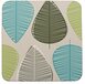 Premier Housewares Onderzetters - Bladmotief - Groen - Set van 4