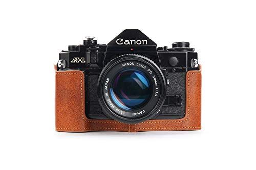 Zakao Case voor Canon Nieuwe AE-1 AE-1P A-1 (met handvat) - Bruin