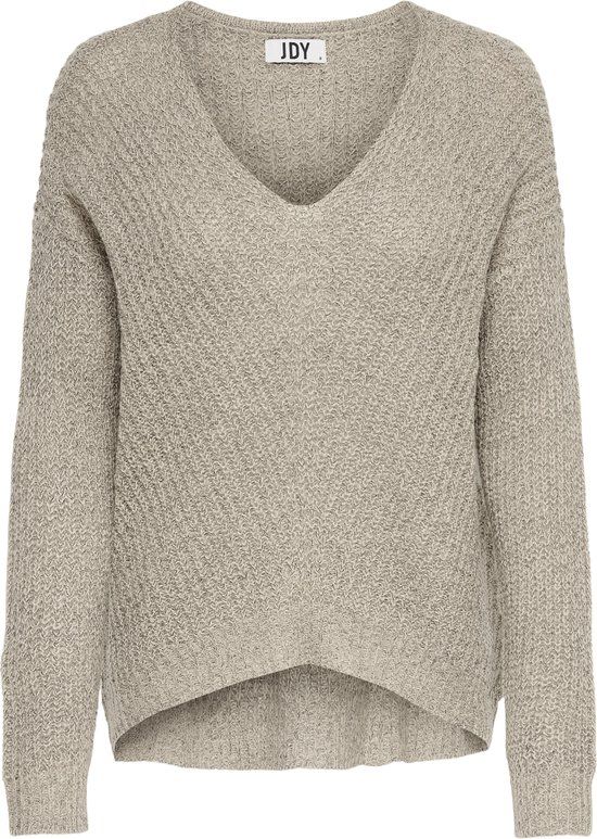 JDY JDYNEW MEGAN L/S PULLOVER KNT NOOS Women's Sweater - Size M - Cement