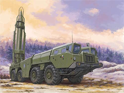 Hobbyboss Hobbyboss 82939 1/72 raketwerper 9P117M1 met R17 raket op Elbrus, Scud B modelbouwset, meerkleurig