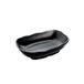6 Asami Ware 6-delige rechthoekige kommen, zwart, melamine, 25,2 x 15,8 x 4,2 cm