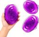 oCreon Set van 2 massageborstels - Gua Sha borstel - hoofdmassageborstel - voor spierontspanning en massage van cellulitis - ideaal voor sporters