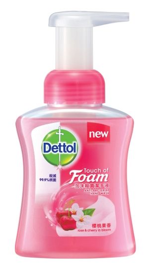 Dettol Touch of Foam - Rose - 250ml - Liquid Soap