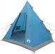 vidaXL Tipi Tent Waterdicht Polyester Blauw