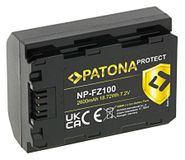 PATONA Batterie NP-FZ100 pour Sony Appareils photo/caméscopes Lithium-Ion (Li-Ion) 2600 mAh Noir