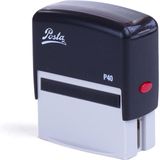 Posta P40 | Zelfinktende stempel | Zwart | 57x21mm