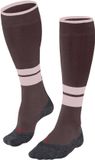 FALKE Dames Sokken - Gestreept - Maat 35-38 - Mahonie