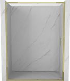 Mexen Exo porte de douche coulissante 150 cm, transparent, or