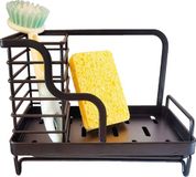 Merkloos Zwart Metaal Keuken Organizer