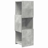 vidaXL Hoekkast - 30,5x30x95cm - Bewerkt - hout - Beton - Grijs