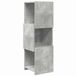 vidaXL Hoekkast - 30,5x30x95cm - Bewerkt - hout - Beton - Grijs