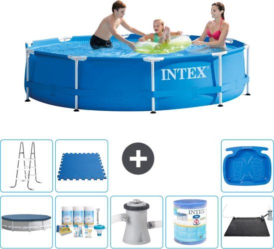 Intex Rond Frame Zwembad - 305 x 76 cm - Blauw - Compleet Pakket