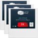 Artina Akademie – Set van 3 Schilderdoeken Canvas 80x80 cm – Spieraam van FSC® Hout – Wit Canvas 100% Katoen – 280 g/m