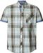 Jan Vanderstorm Chemise décontractée à manches courtes Homme - Vert olive - Grandes tailles - Coton