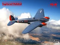 ICM Modelbouwpakket Vliegtuigen - 48268 Heinkel He 111 - Captured Heinkel - Luftwaffe in USAAF Service - Propellervliegtuig Plastic - 1:48 - Modelbouw