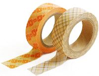 Dailylike Set met 2 Masking Tape Washi Aileen verschillende designs, 15 mm x 10 m.