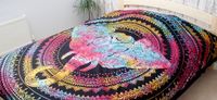 Ancient Wisdom Awgifts Eenpersoons katoenen sprei + wandkleed - Bodhi Tree