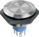 APEM AV57022000074BK Bouton-poussoir résistant au vandalisme 30 V/DC 1 A 1x hors/(en) Momentané Blanc (Ø x h) 36 mm x 24 mm IP67 1 pc