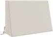 vidaXL Rugkussen SOEST 100% Polyester Wit 60 x 20 x 40 cm