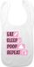 Bellatio Decorations Baby slabbetje - Roze - Katoen - Unisex - 1-2 jaar