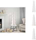 vidaXL Sapin de Noël 112 cm Pin Massif Blanc