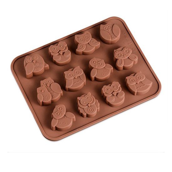 Elemental Goods Siliconen Chocolade Ijs mal Uil - 8719977001188