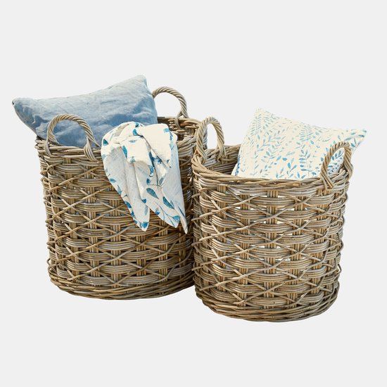 LOBERON Mand set van 2 Calvado bruin