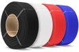 Fil PETG, 1,75 mm, 4 kg, finition mate, lot de 4 couleurs : noir, blanc, bleu et rouge